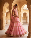 Gulabi Noor Lehenga