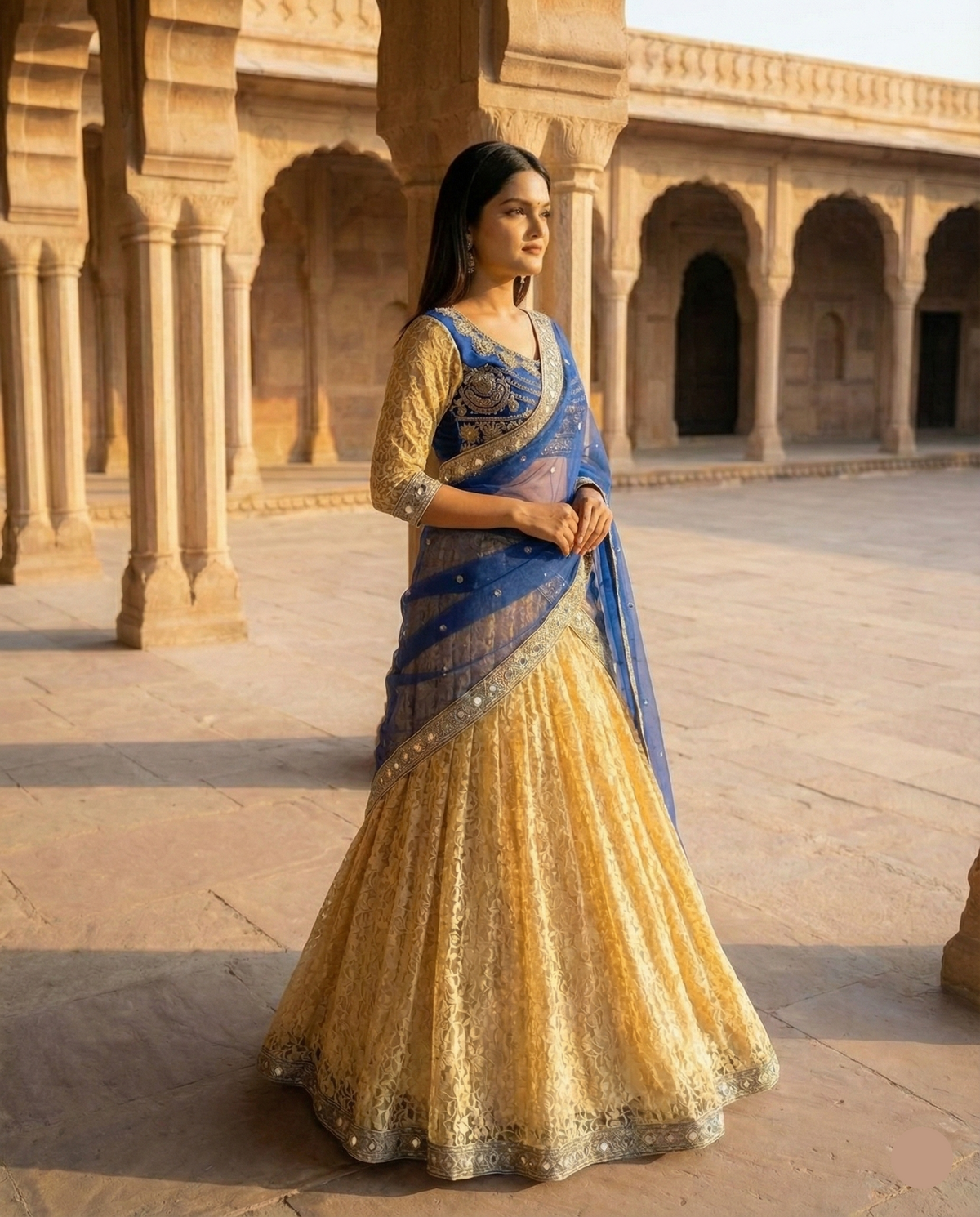 Royal Neelam Lehenga