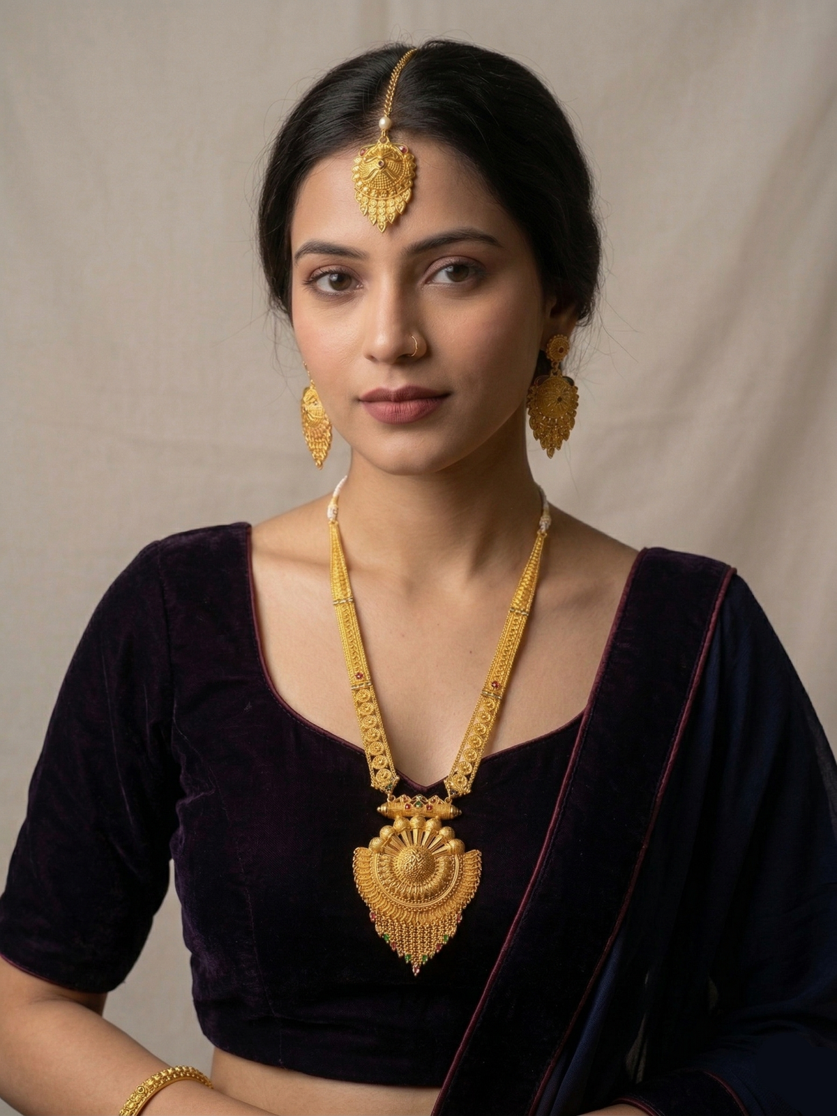 Surya Haar Necklace Set