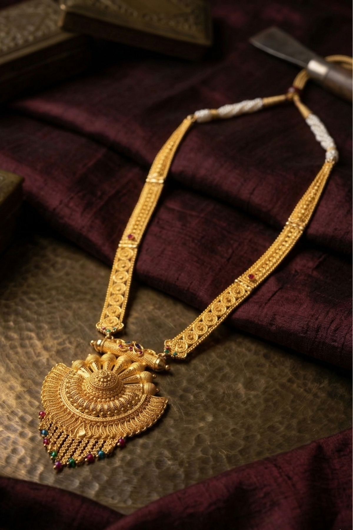 Surya Haar Necklace Set