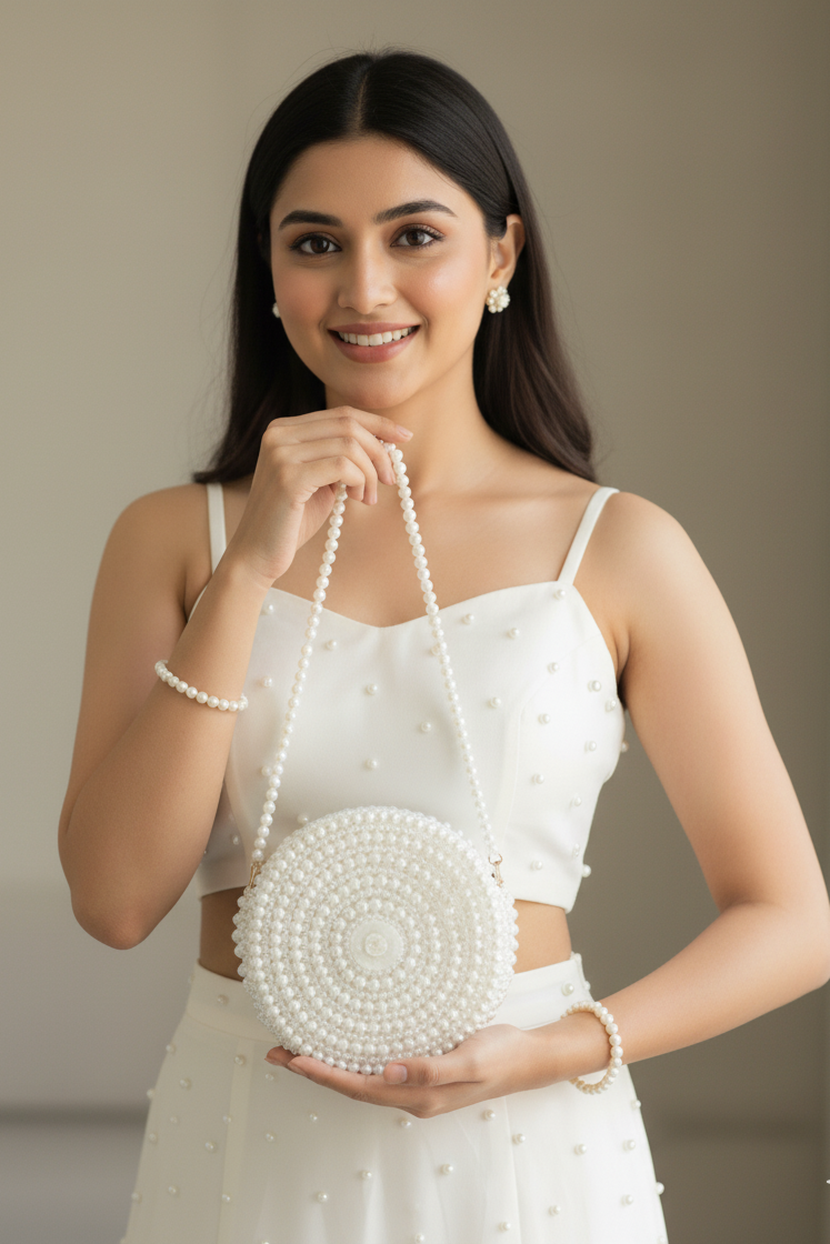 The White Pearl 🤍 –An Element of Purity & Grace