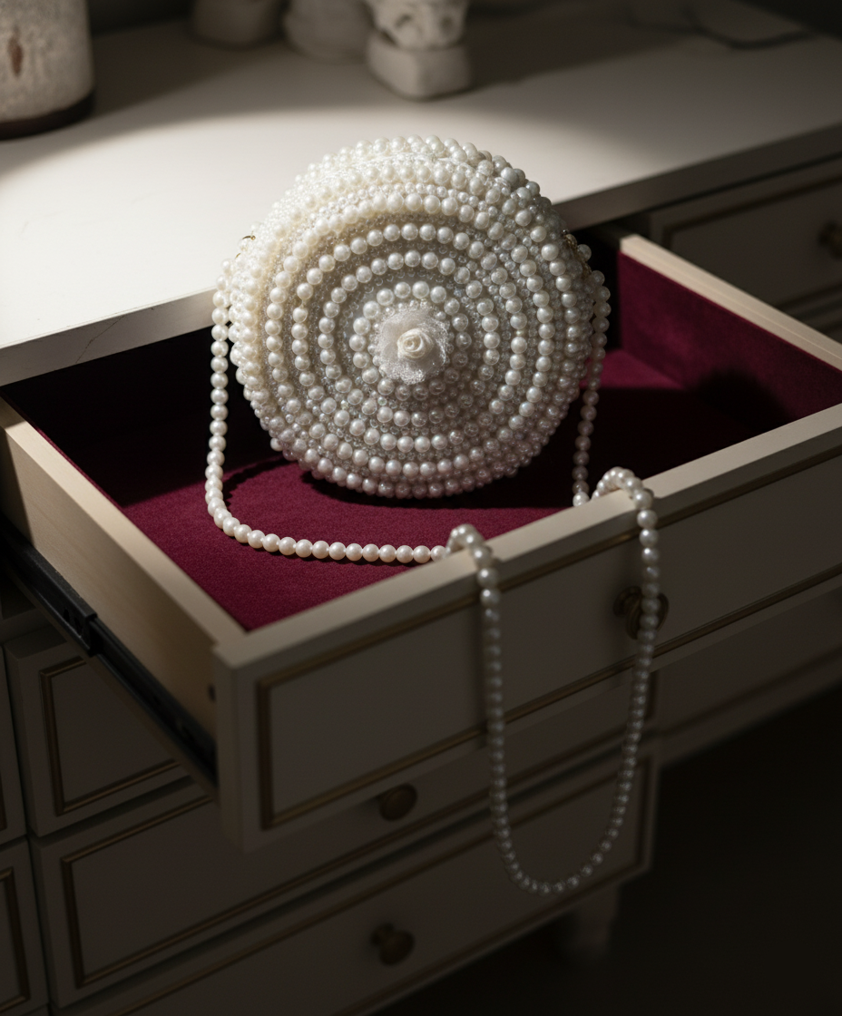 The White Pearl 🤍 –An Element of Purity & Grace