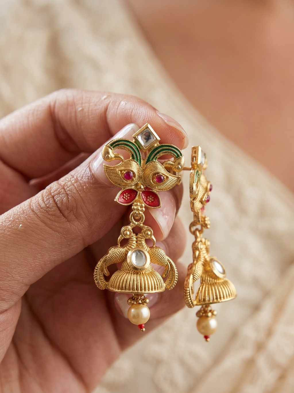 Mandira Drape Necklace Set
