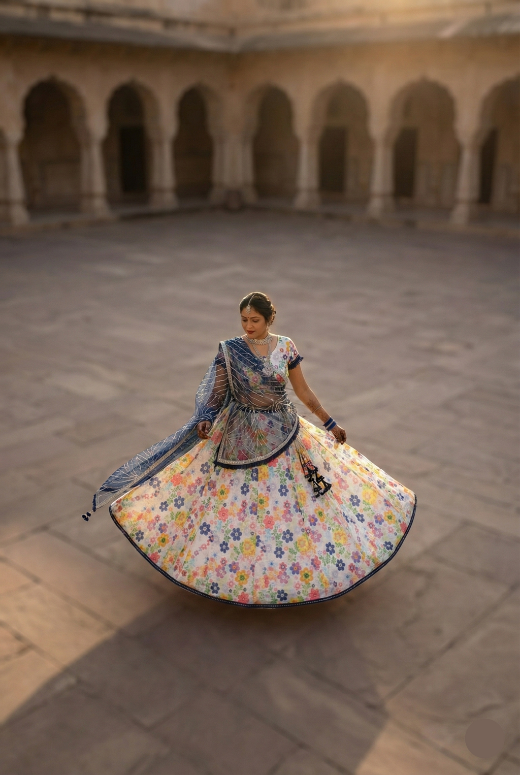 Classic Floral Lehenga