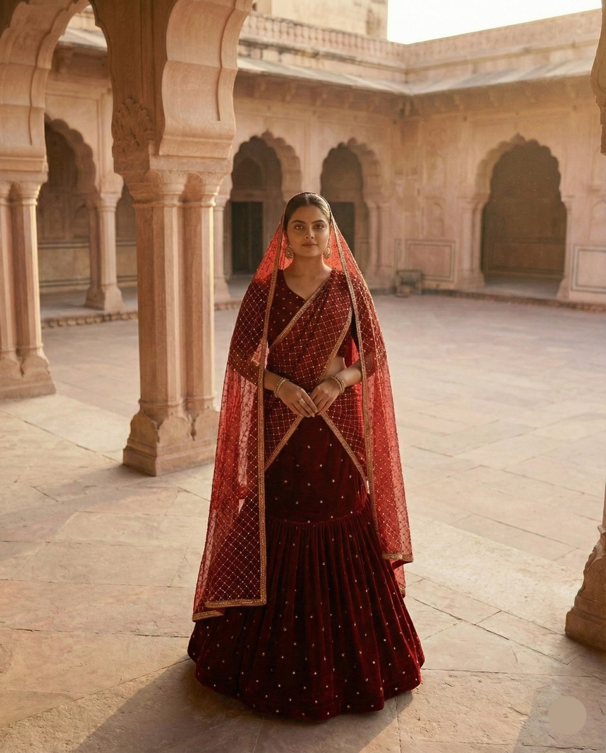 Rangmahal Velvet Lehenga ❤️