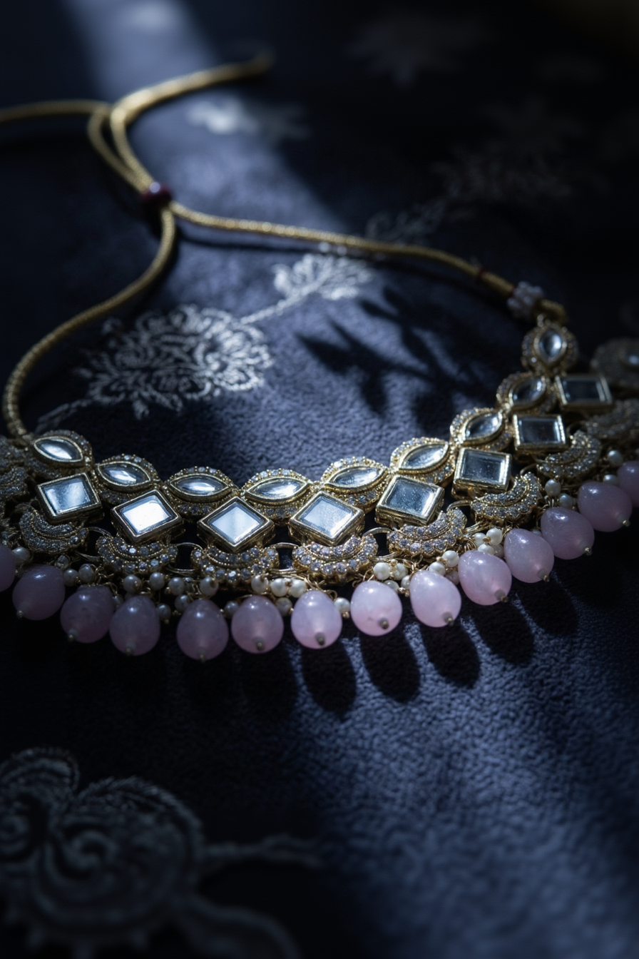 Blush Prism Necklace Set