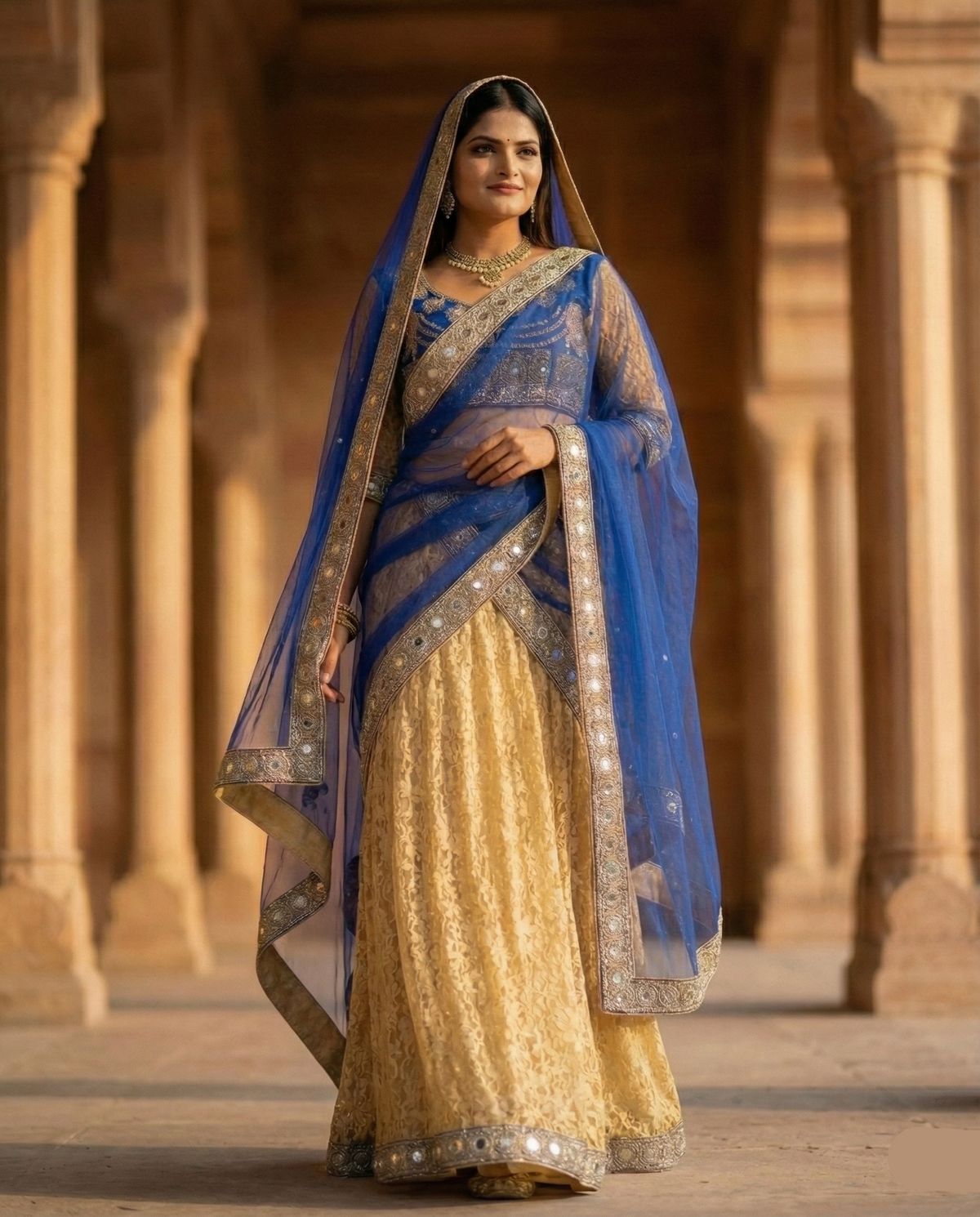Royal Neelam Lehenga