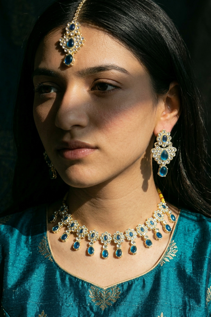 Azure Cascade Choker Set